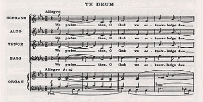 Opening of Te Deum Collegium Regale by Herbert Howells