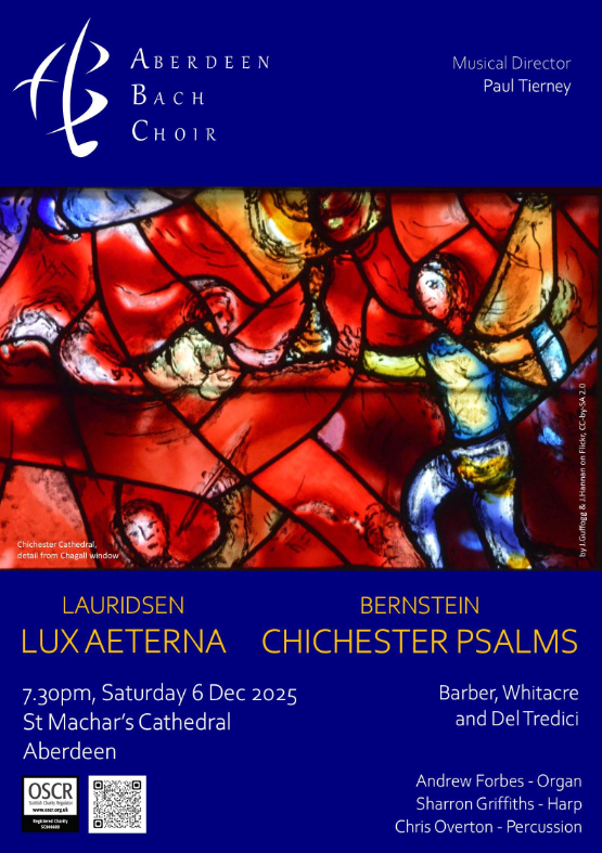 Lauridsen Lux Aeterna and Bernstein Chichester Psalms