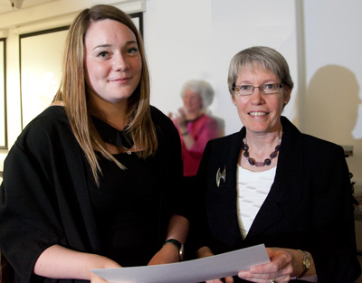 Hannah Graham, 2012 Winner of the James Lobban Prize for Musicology