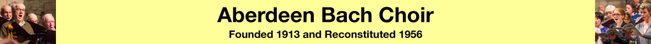 Aberdeen Bach Choir Header